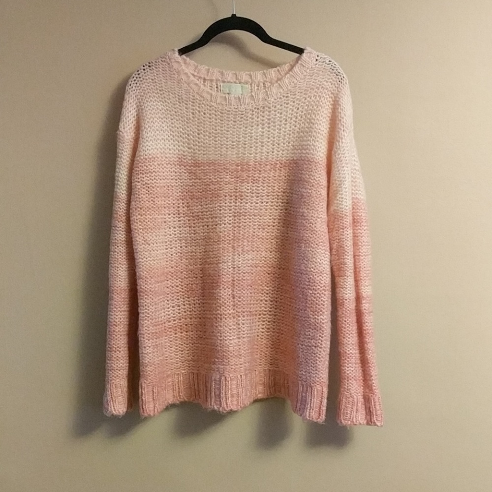 Forever 21 XL pink ombre sweater - Picture 2 of 3